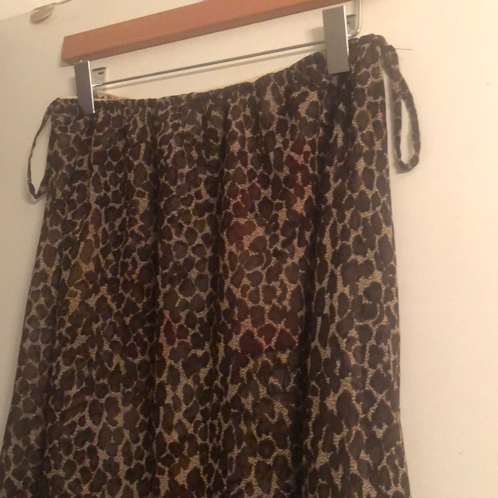 Reversible maxi skirt